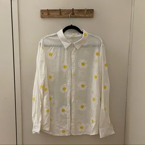 SHEIN DAISY BUTTON DOWN SHIRT 🌼 BRAND NEW 🌼